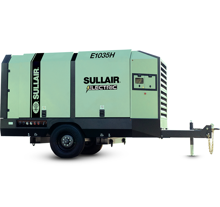 Sullair E1035 Electric Portable Air Compressor curbside