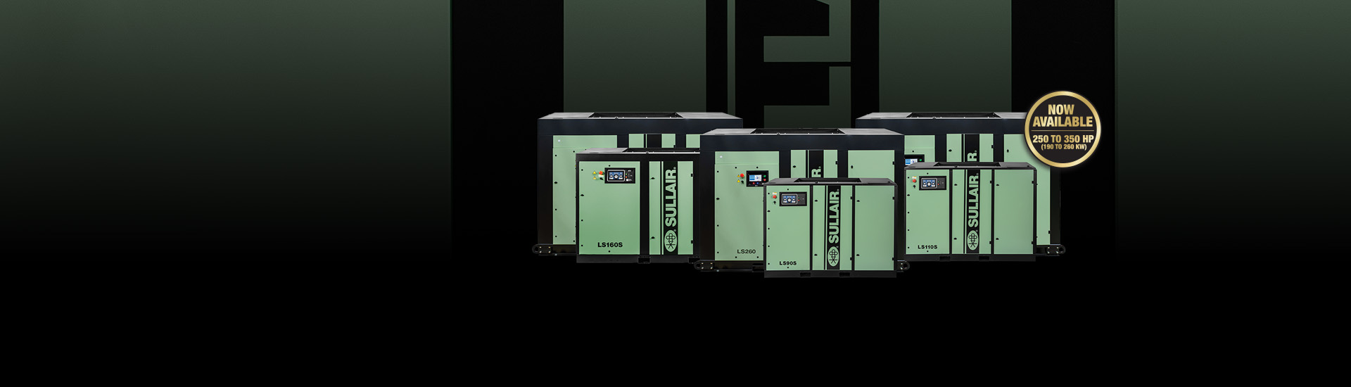Les compresseurs Sullair de la série LS annoncent une nouvelle gamme de puissance de 250 à 350 ch (190 à 260 kW)